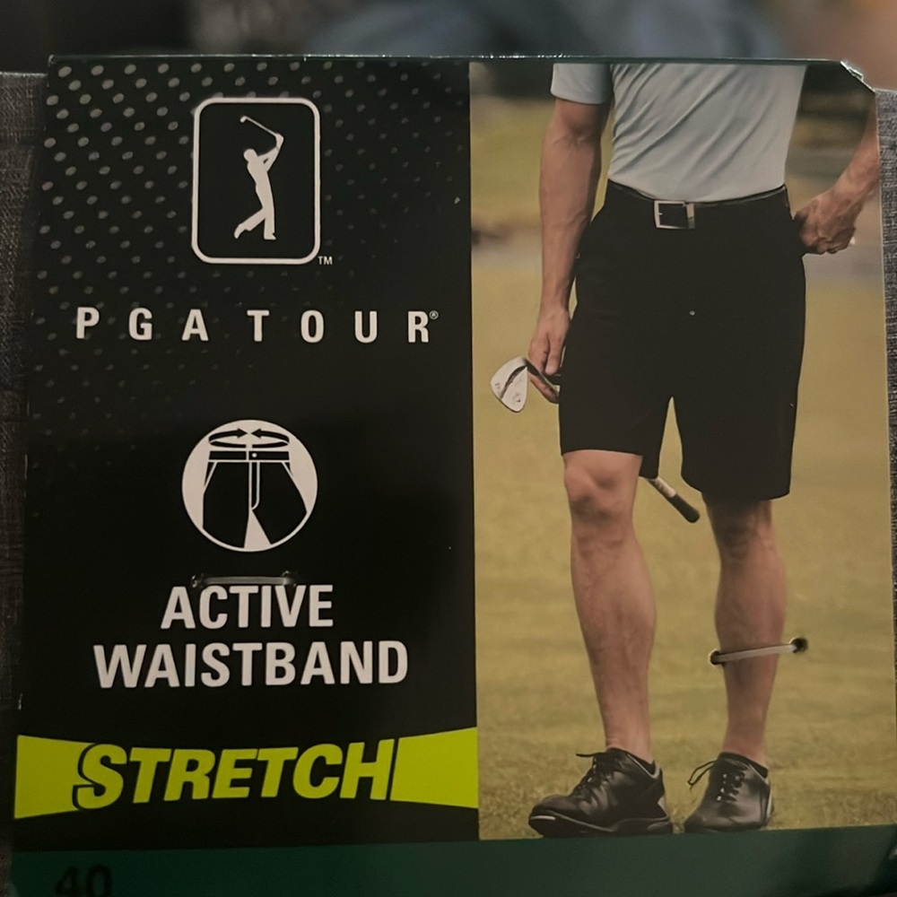 PGA TOUR SHORTS p-size 40 gray new with tags